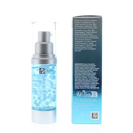 Neutrogena Hydro Boost Supercharged Serum with Hyaluronic Acid & Trehalose - For dry skin - 30 ml