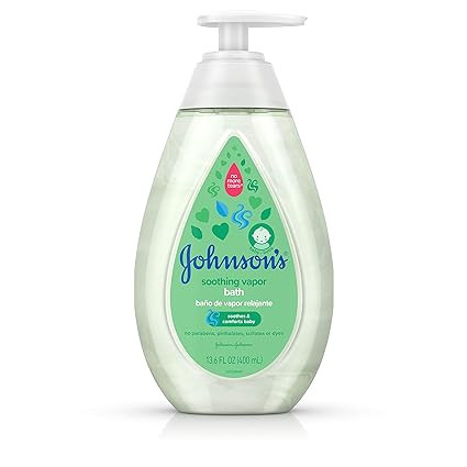 Johnsons Baby Soothing Vapor Bath 13.6 Ounce (400ml)