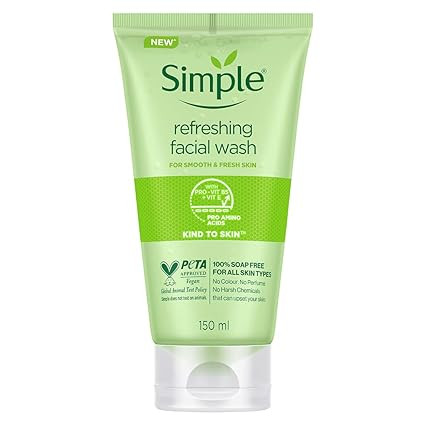 Simple Kind to Skin Refreshing Facial Wash Gel-150 ml