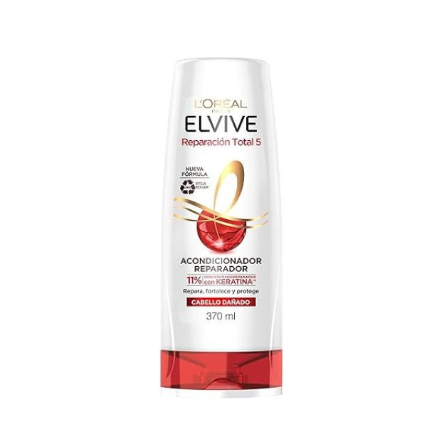 L'Oréal Paris Acondicionador Reparación Total 5 Elvive 370 ml